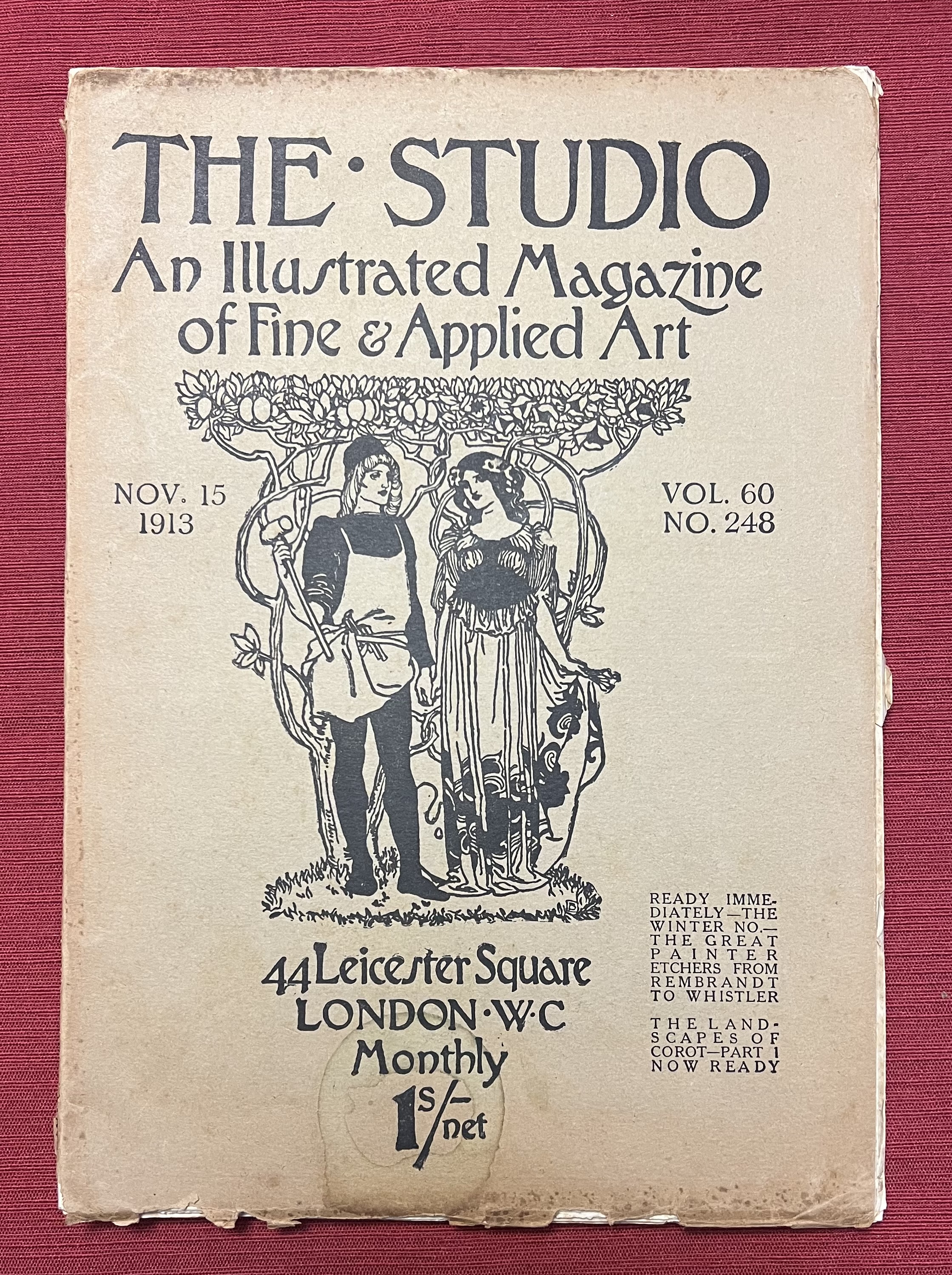 The Studio. An Illustrated Magazine of Fine & Applied Art. November 15, 1913. Vol. 60, No. 248. 
