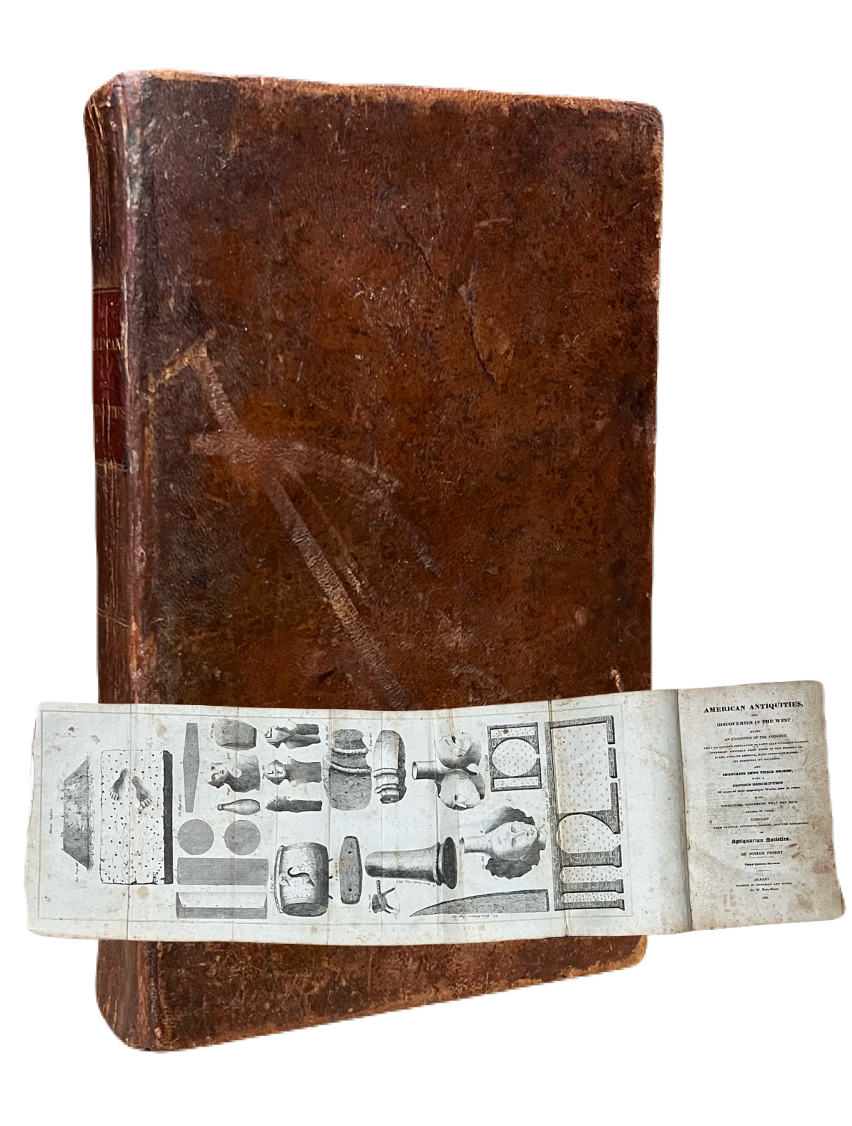 American antiquities and discoveries in the West : being an exhibition of the evidence that an ancient population of partially civilized nations differing entirely from those of the present Indians peopled America many centuries before its discovery by Columbus, and inquiries into their origin, with
