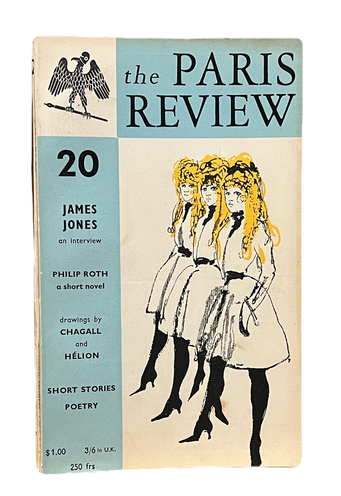 The Paris Review. Number Twenty (No. 20). Autumn-Winter 1958-59. Contains 